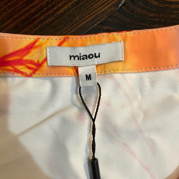 Miaou Venus Corset and Micro Mini Skirt Set in Sunrise - Picture 7 of 8